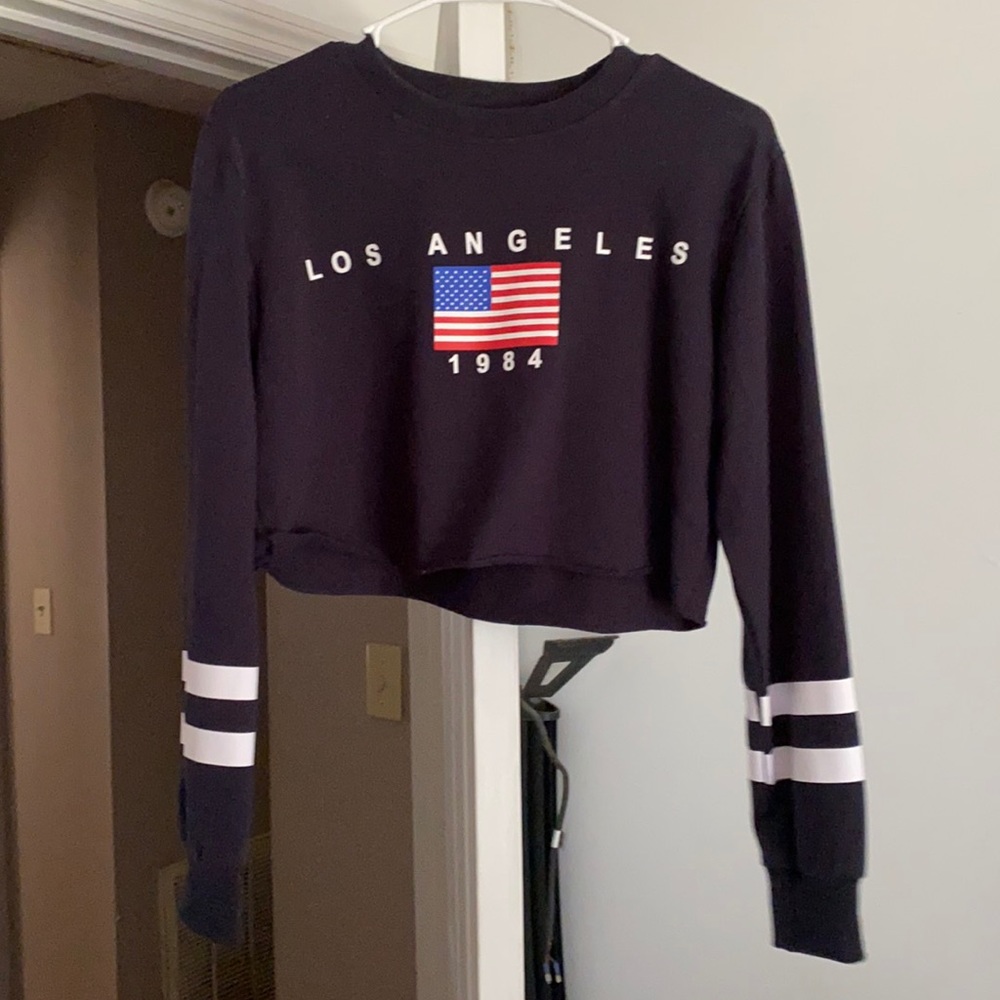 Cropped sweatshirt